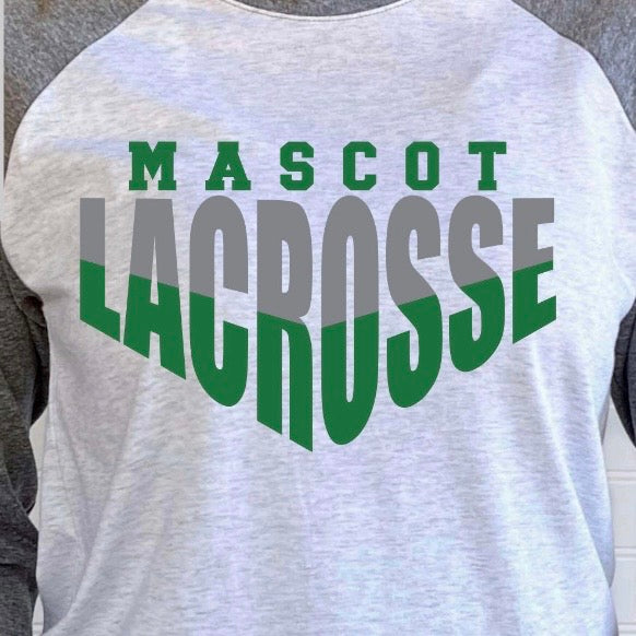 semi-custom LACROSSE mascot (design set up only)