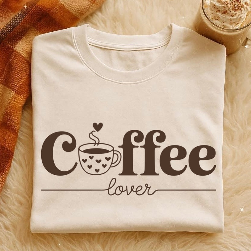 coffee lover screen print transfer