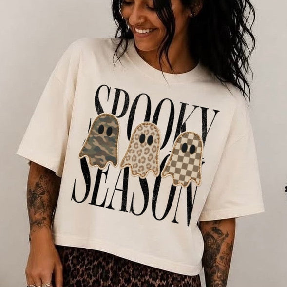 PRE-ORDER 5-7 BUSINESS DAY TAT spooky season ghost trio DTF