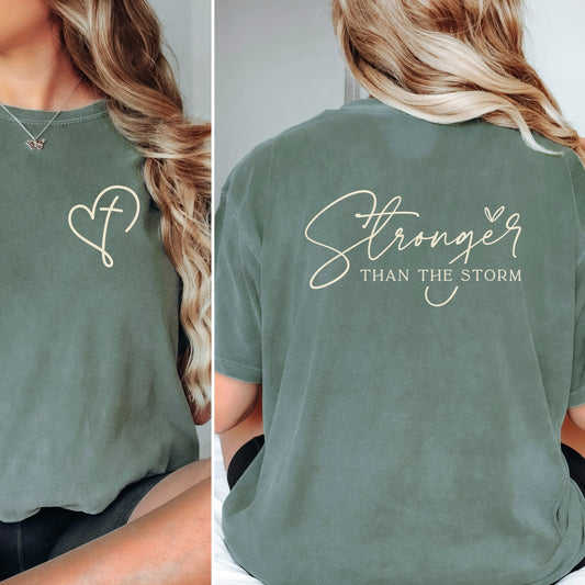 stronger than the storm front & pocket screen print transfer
