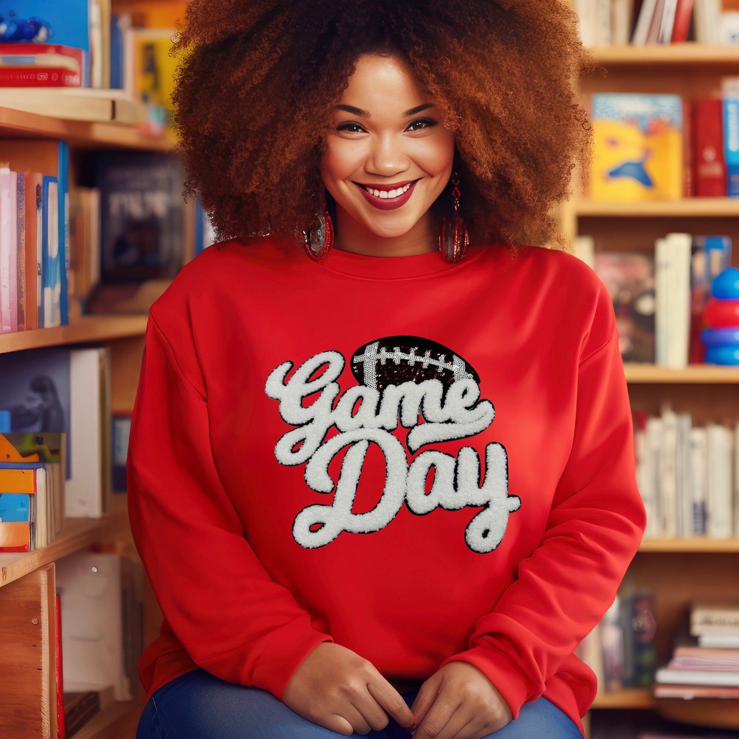 Chenille Patch - Football Game Day