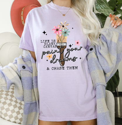 paint your dreams clear film screen print