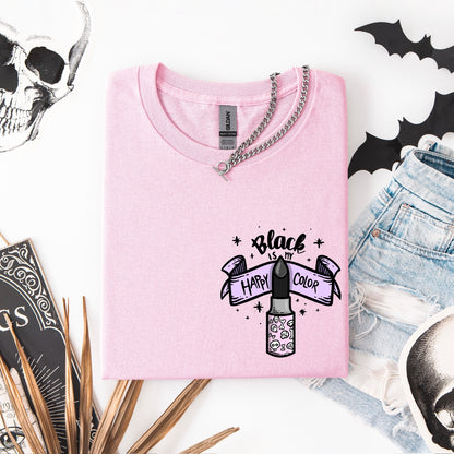 black is my happy color POCKET PRINT