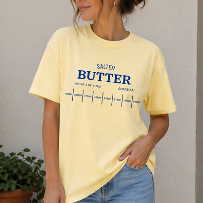 salted butter screen print transfer