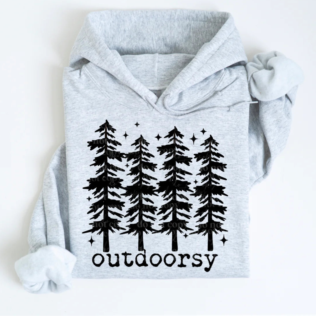 outdoorsy screen print transfer