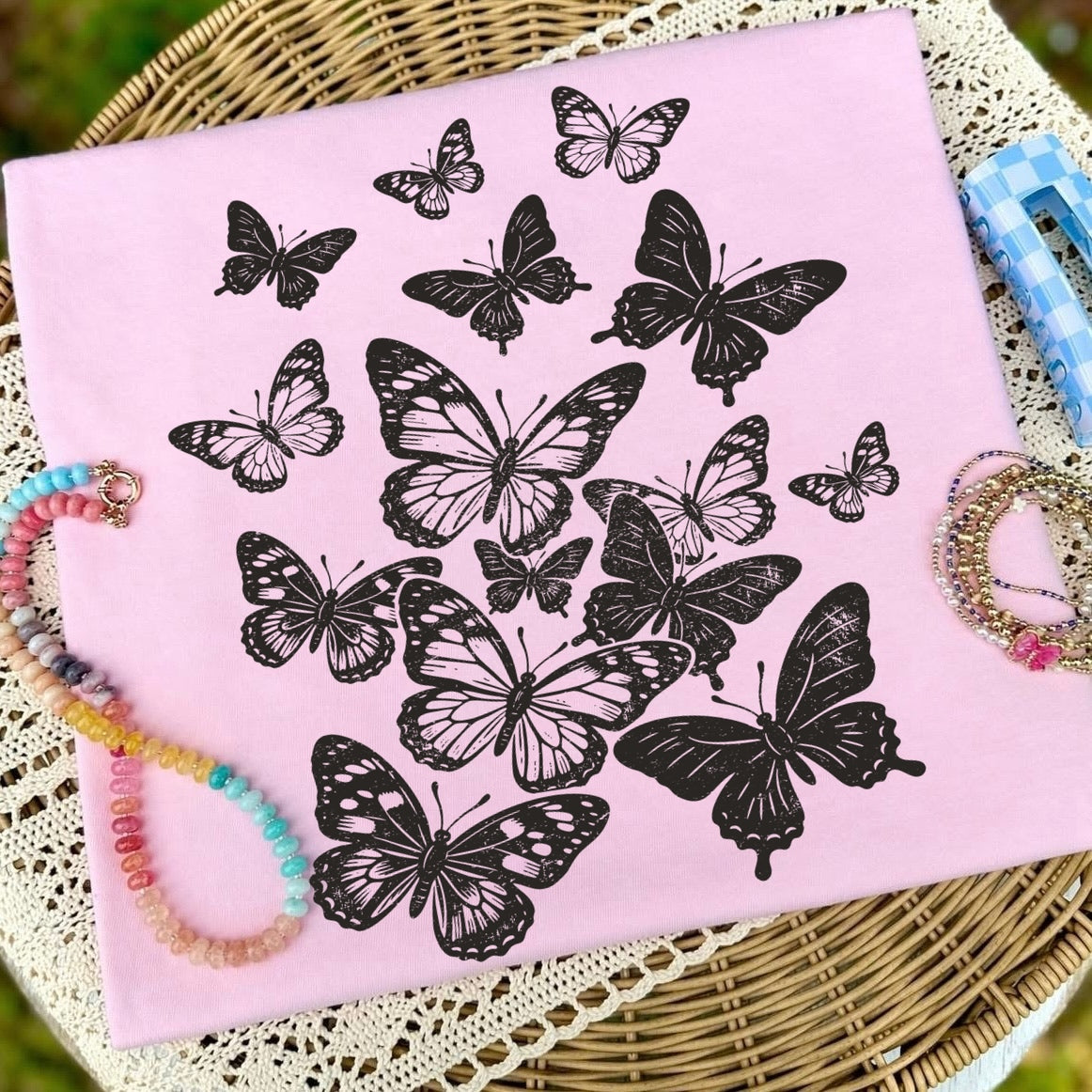 butterflies screen print transfer•