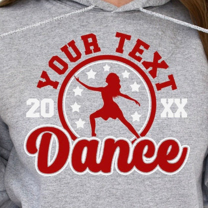 semi-custom DANCE mascot (design set up only)