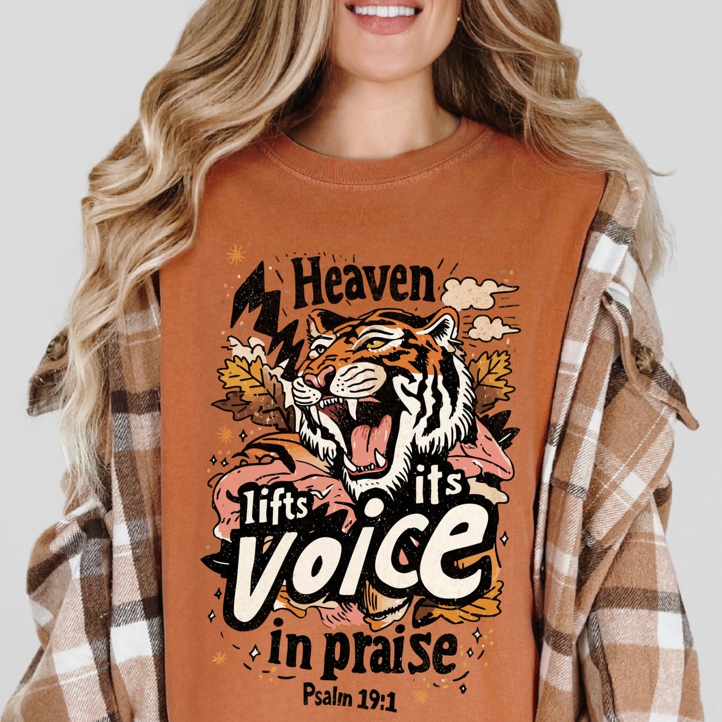 heaven lifts its voice clear film screen print