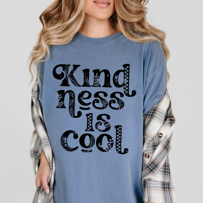 kindness is cool screen print transfer