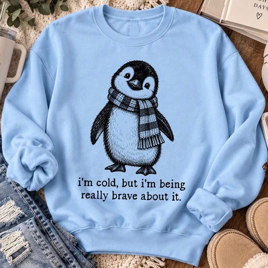 cold penguin screen print transfer