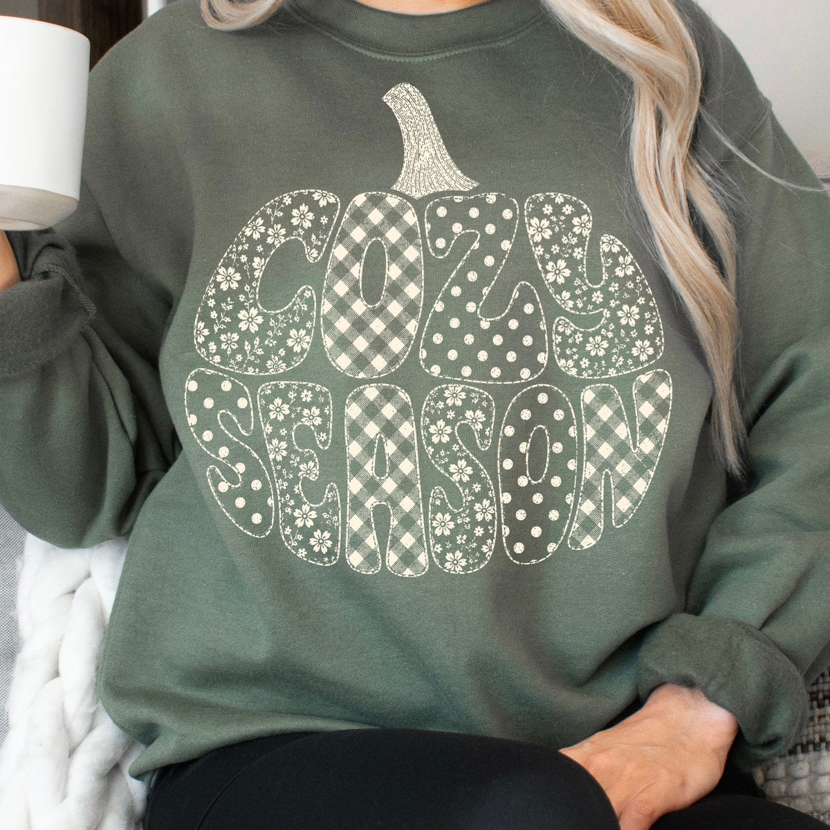 cozy season screen print transfer•