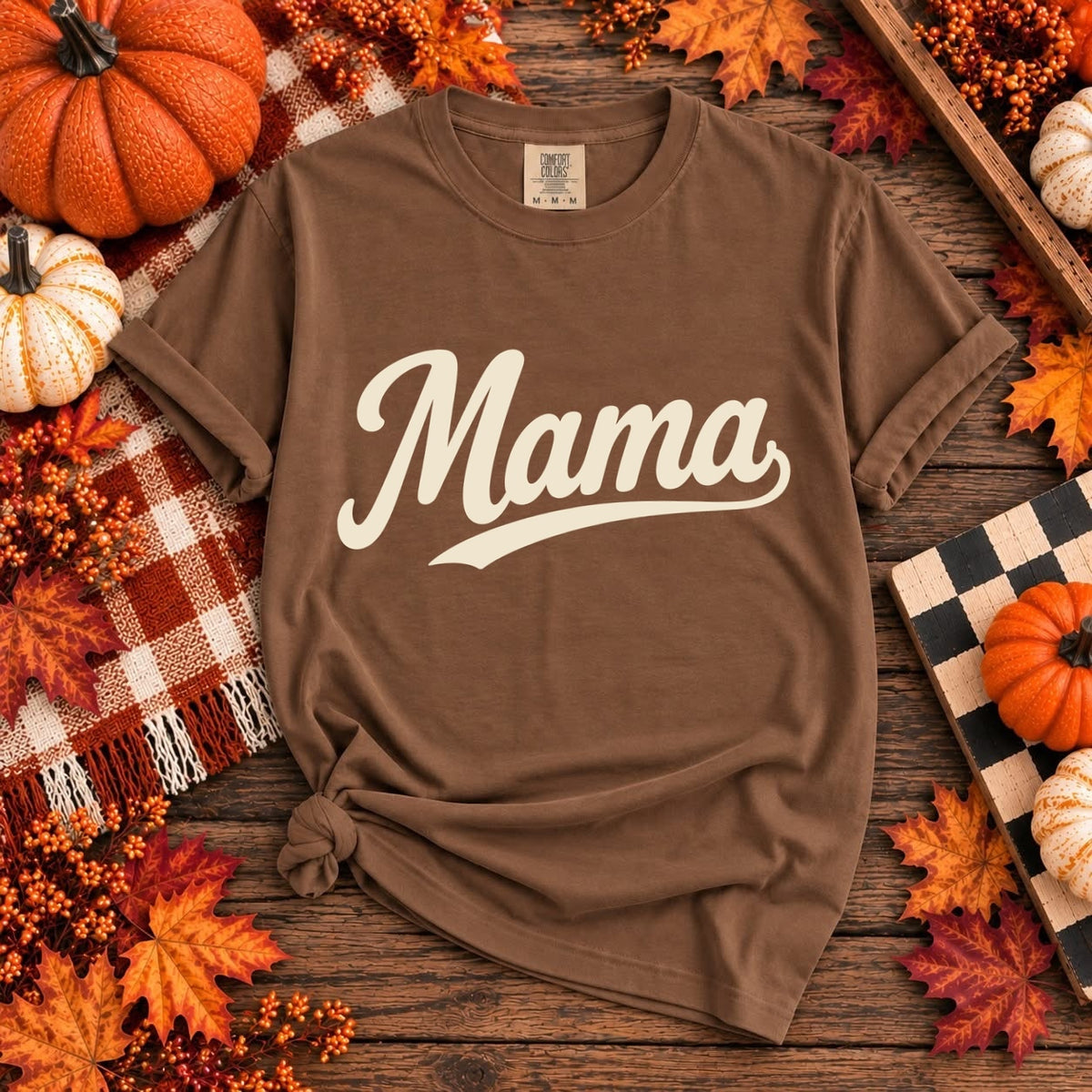 beige ink mama screen print transfer•