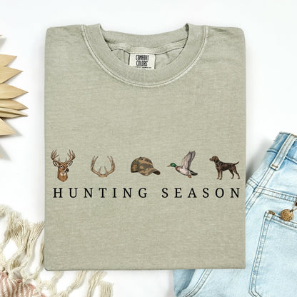 hunting season clear film screen print