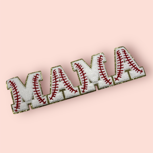 Chenille Patch - BASEBALL MAMA