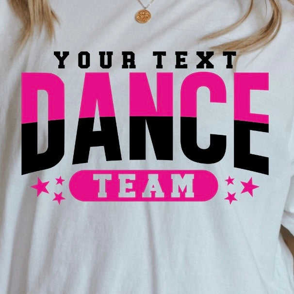 semi-custom DANCE mascot (design set up only)