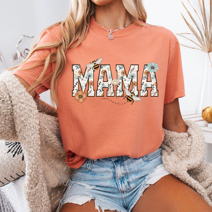 PRE-ORDER floral bee MAMA DTF - 7-10 BIZ DAY TAT