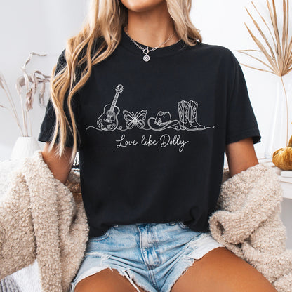 love like dolly screen print transfer