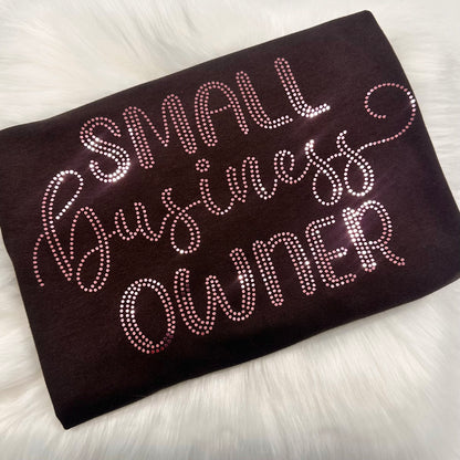 Spangle Transfer - Small Business owner pink