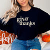Give Thanks screen print transfer