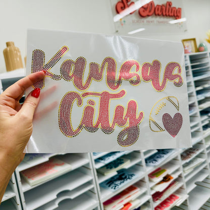 Spangle Transfer - KANSAS CITY heart