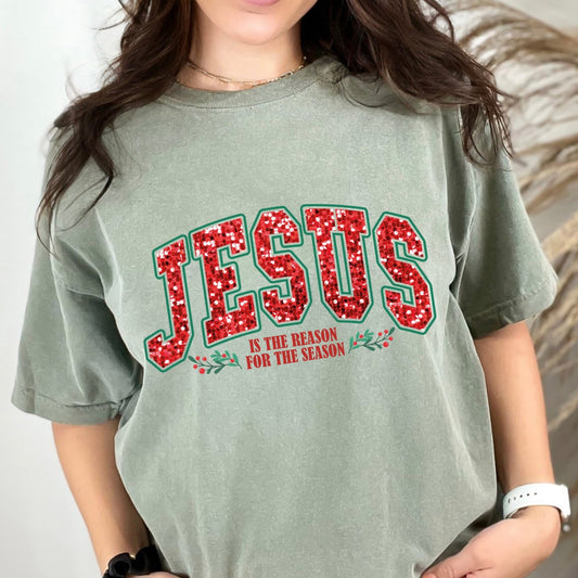 Jesus is the reason for the season clear film transfer