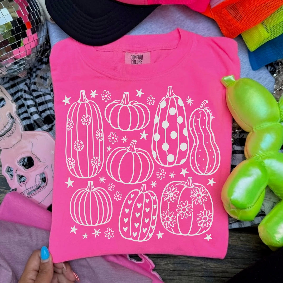 pumpkin doodles screen print transfer•