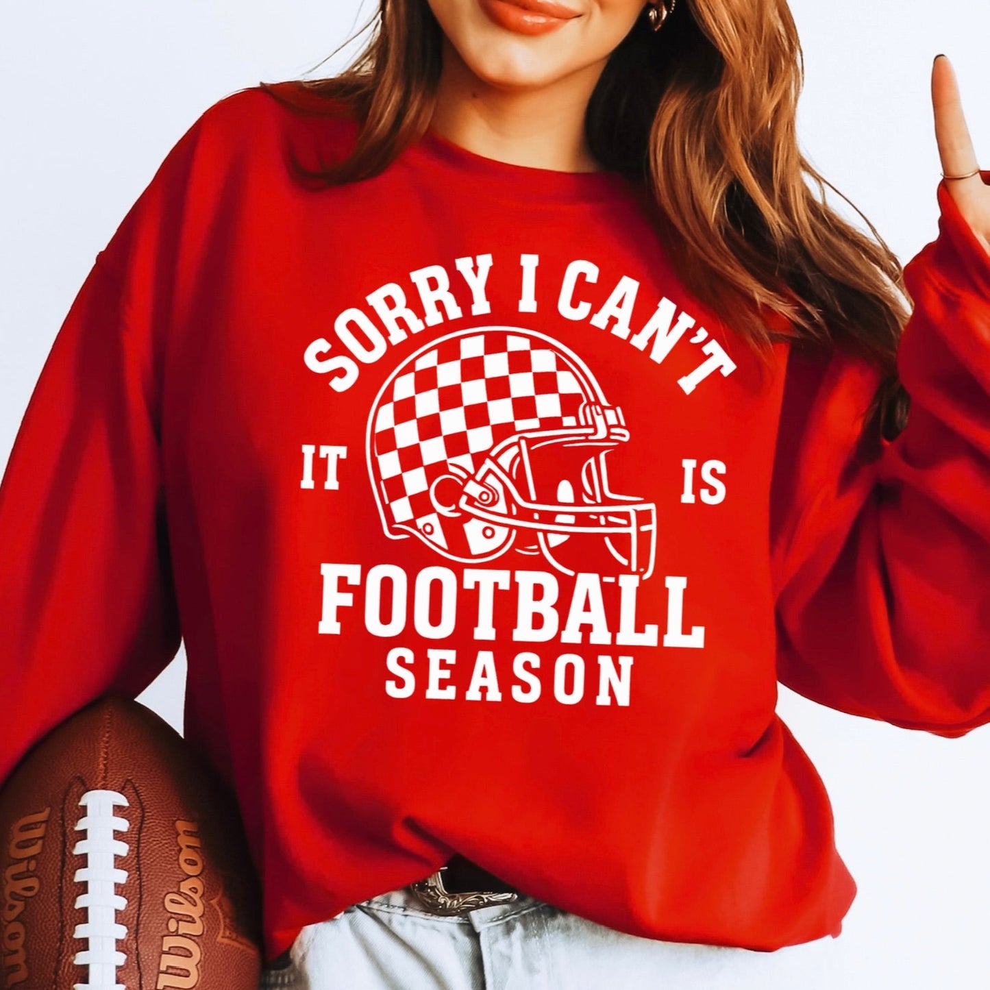 sorry I cant football season screen print transfer