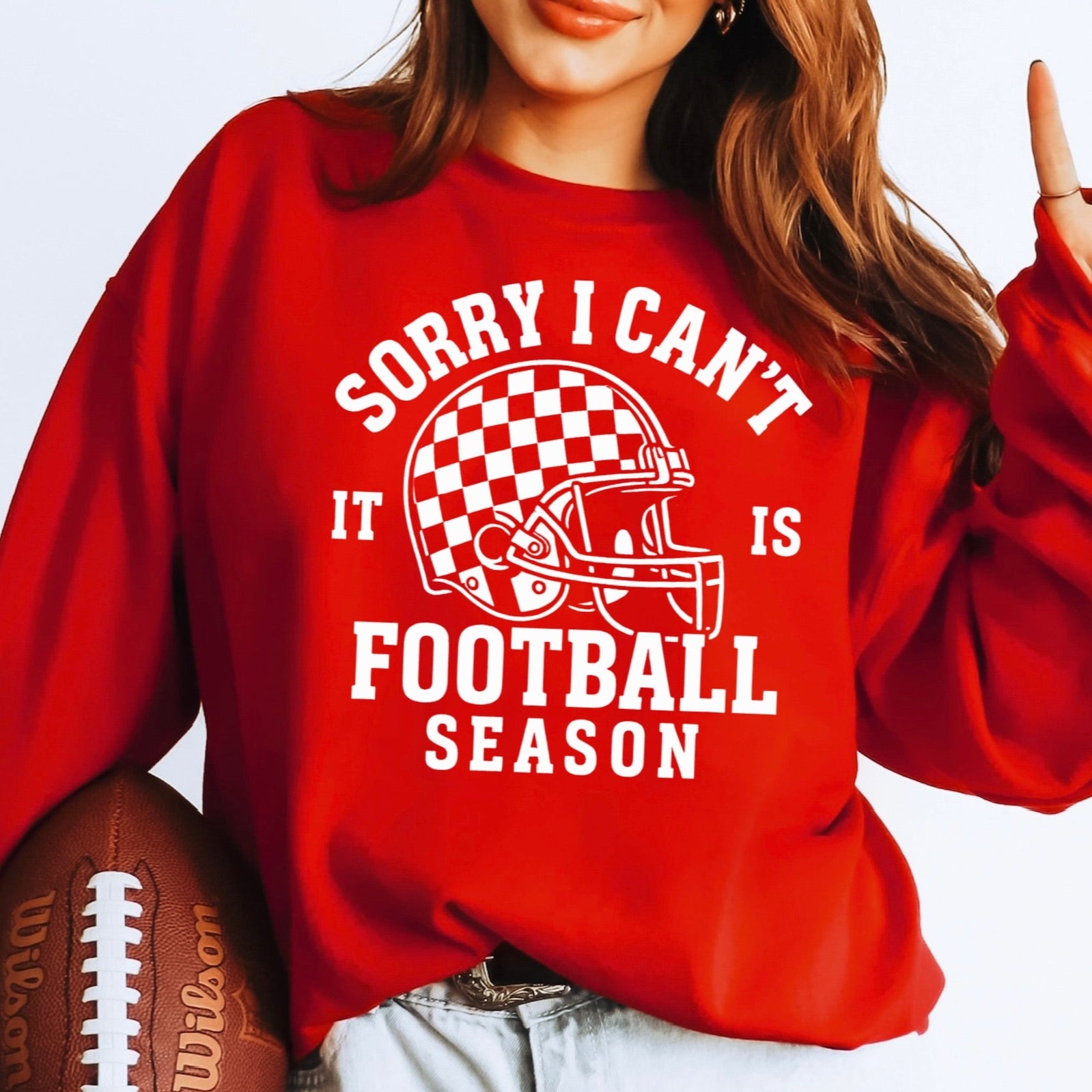 sorry I cant football season screen print transfer