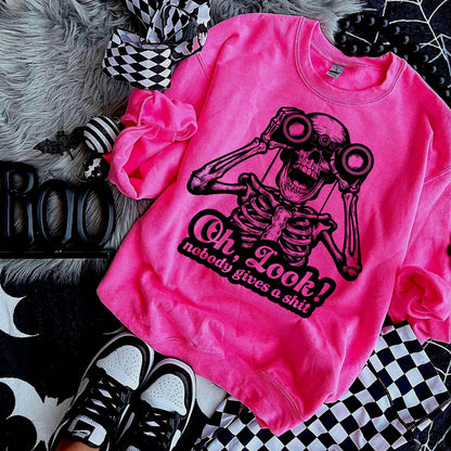 oh look nobody gives a shit screen print transfer