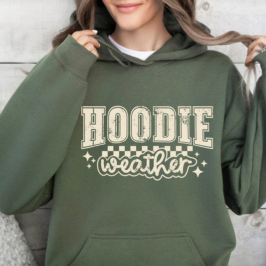 hoodie weather screen print transfer