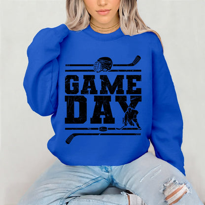 Hockey game day screen print transfer