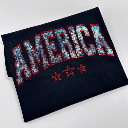 PRE-ORDER Spangle Transfer - America 7-10 BIZ DAY TAT