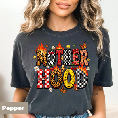 motherhood grunge clear film screen print