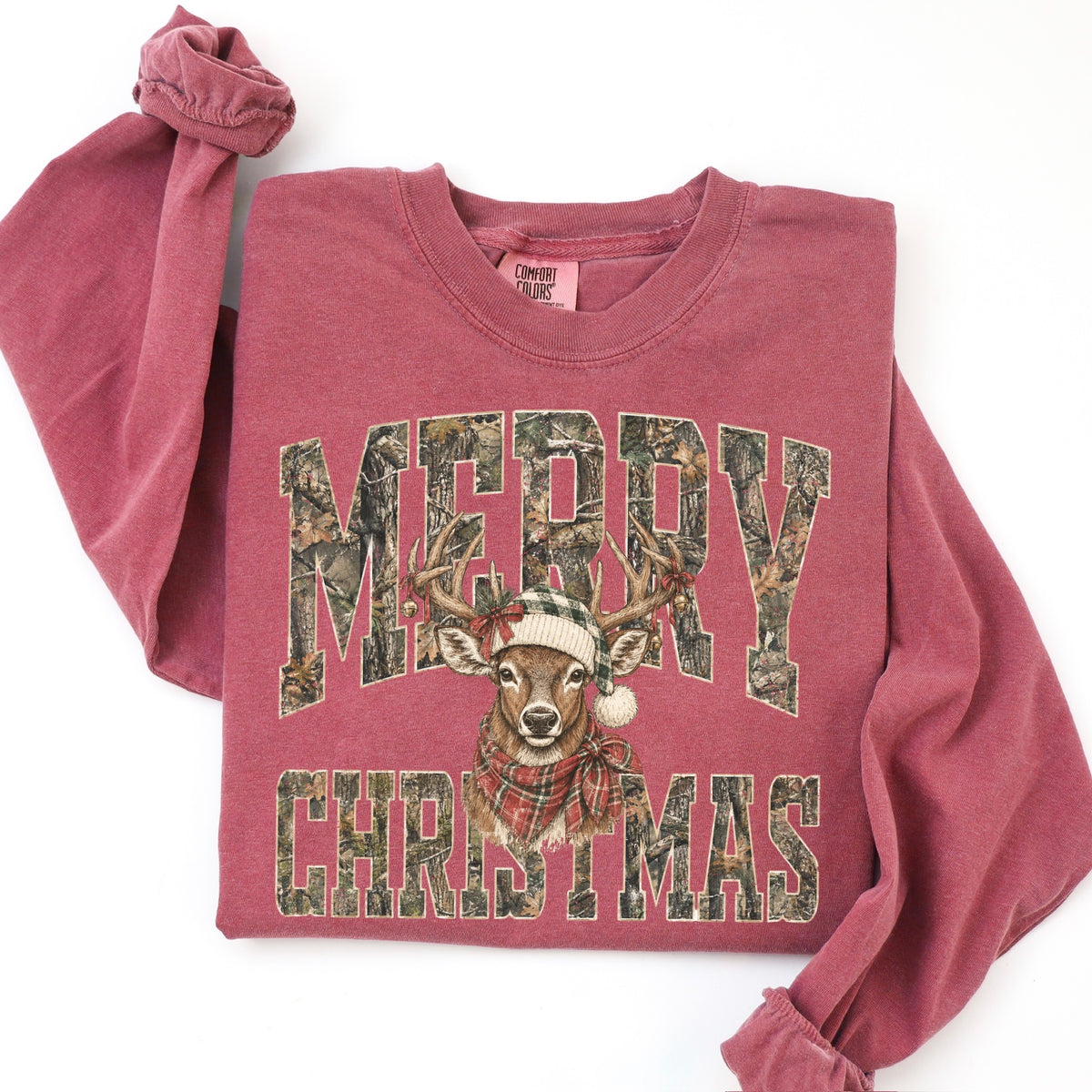 PRE-ORDER camo merry christmas DTF 5-10 biz day tat
