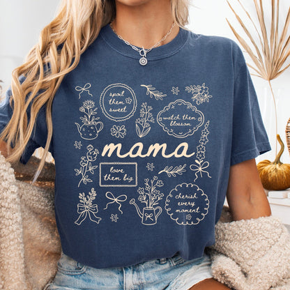 mama doodles screen print transfer•
