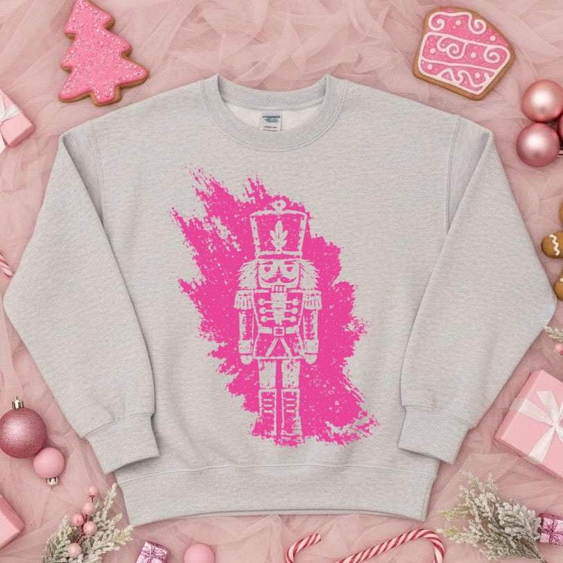 hot pink nutcracker screen print transfer•