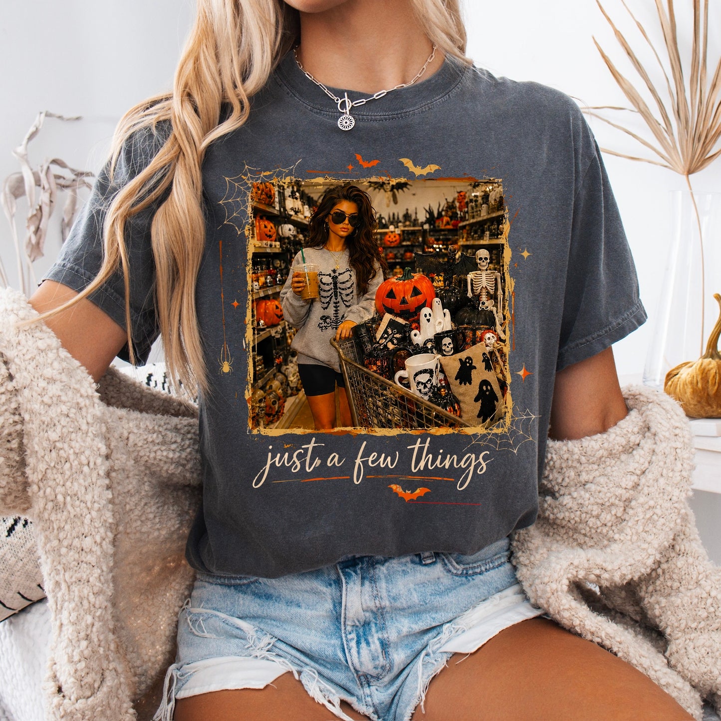 just a few things shopping clear film screen print