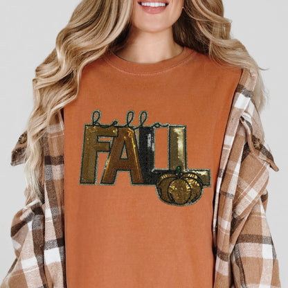 Sequins Patch - Hello Fall