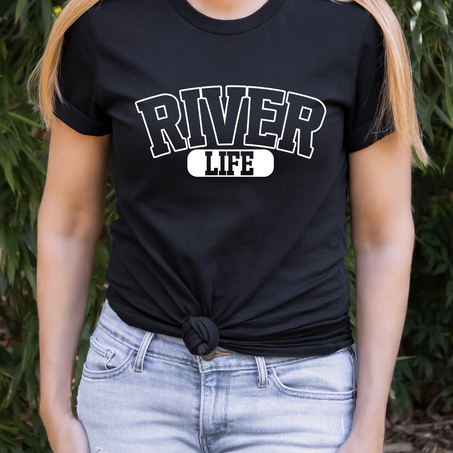 river life screen print transfer