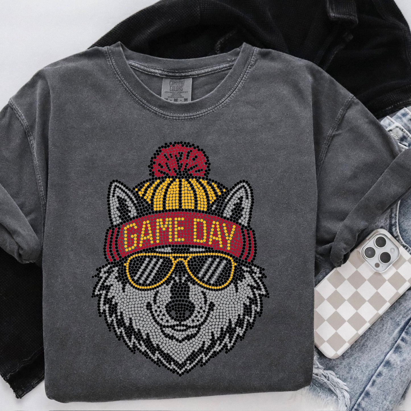 Spangle Transfer - vintage KC wolf•