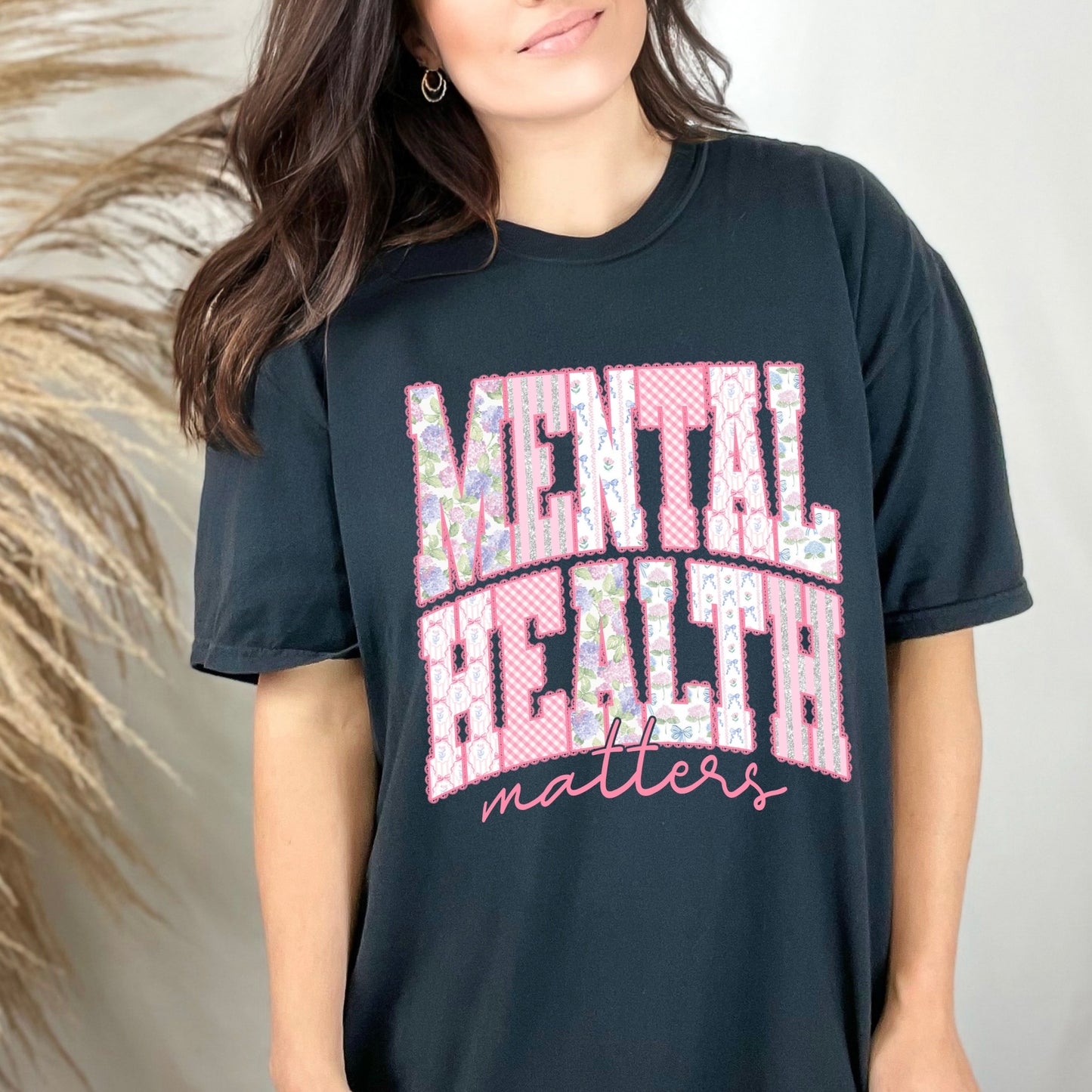 mental health matters clear film screen print