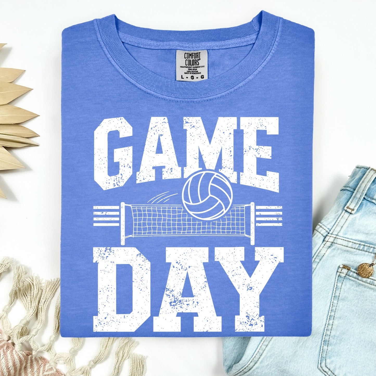 volleyball game day screen print transfer•