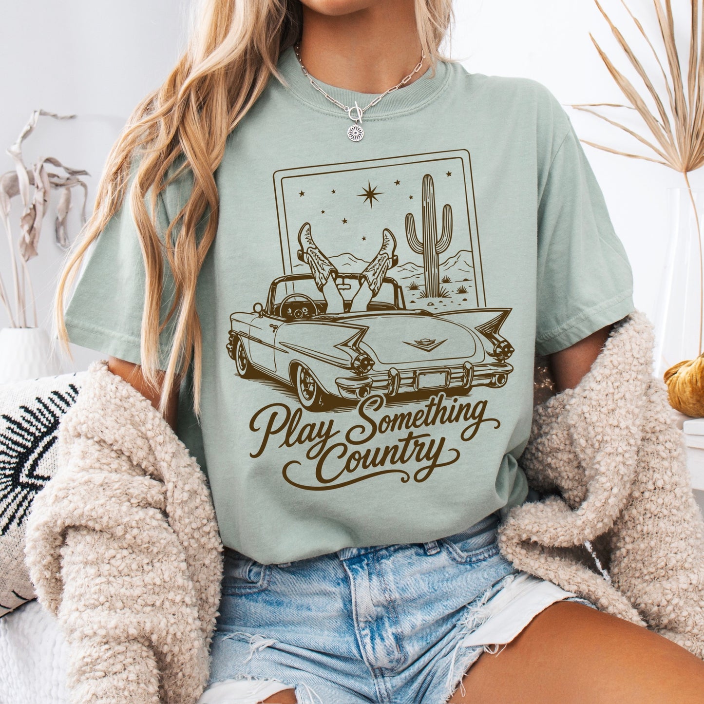 play something country screen print transfer•