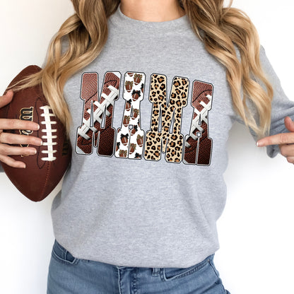 football MAMA clear film screen print