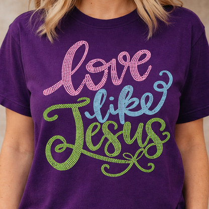 Spangle Transfer - Love like Jesus