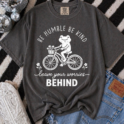 leave your worries behind screen print transfer•