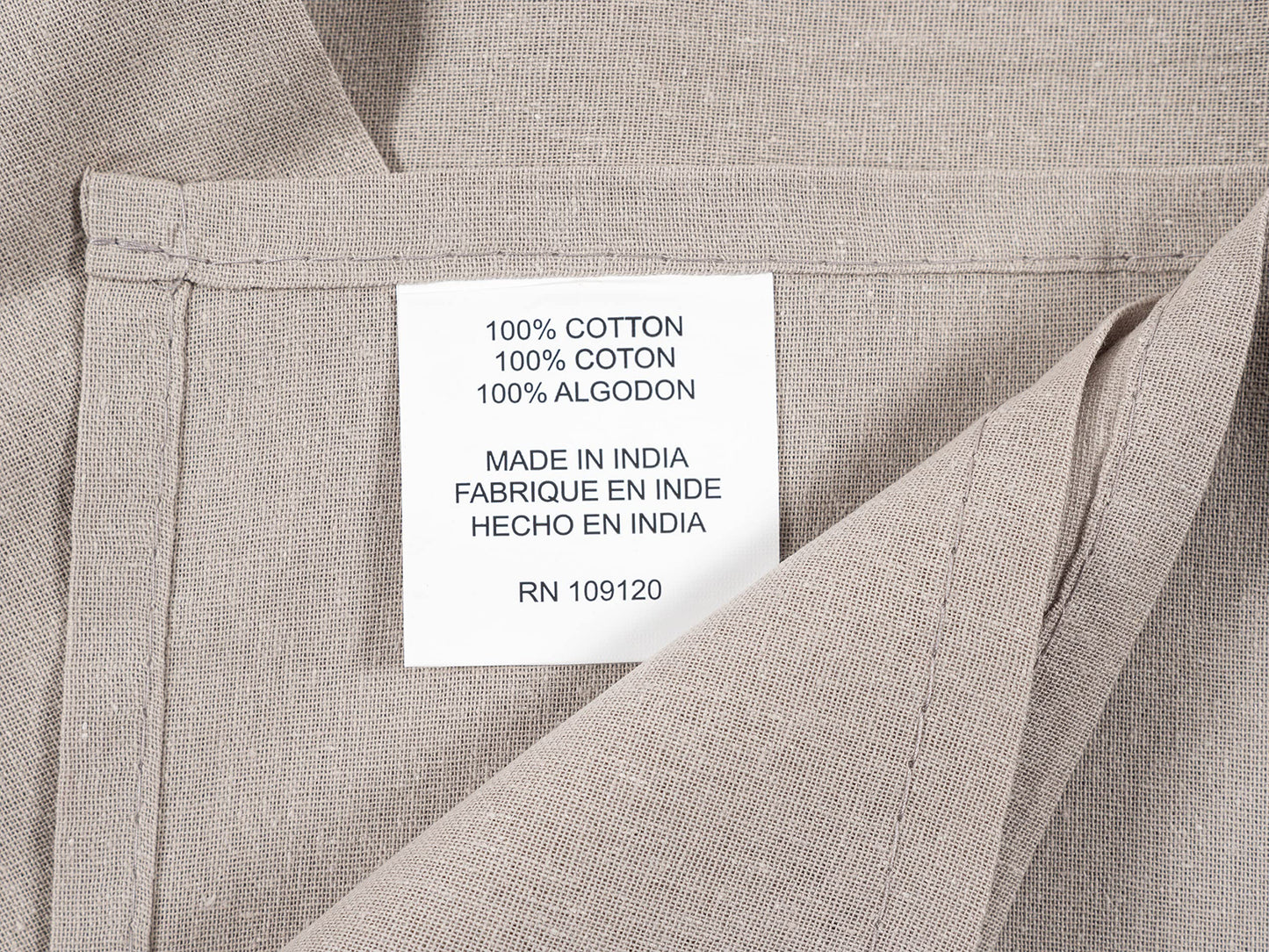 KAF Home Set of 12 Flat Flour Sack Embroidery/Craft Gray Kitchen Towels, 100-Percent Cotton (20 x 30-Inches) (Gray)