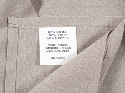 KAF Home Set of 12 Flat Flour Sack Embroidery/Craft Gray Kitchen Towels, 100-Percent Cotton (20 x 30-Inches) (Gray)