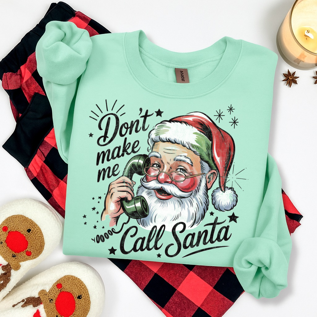 Don't make me call santa clear film transfer