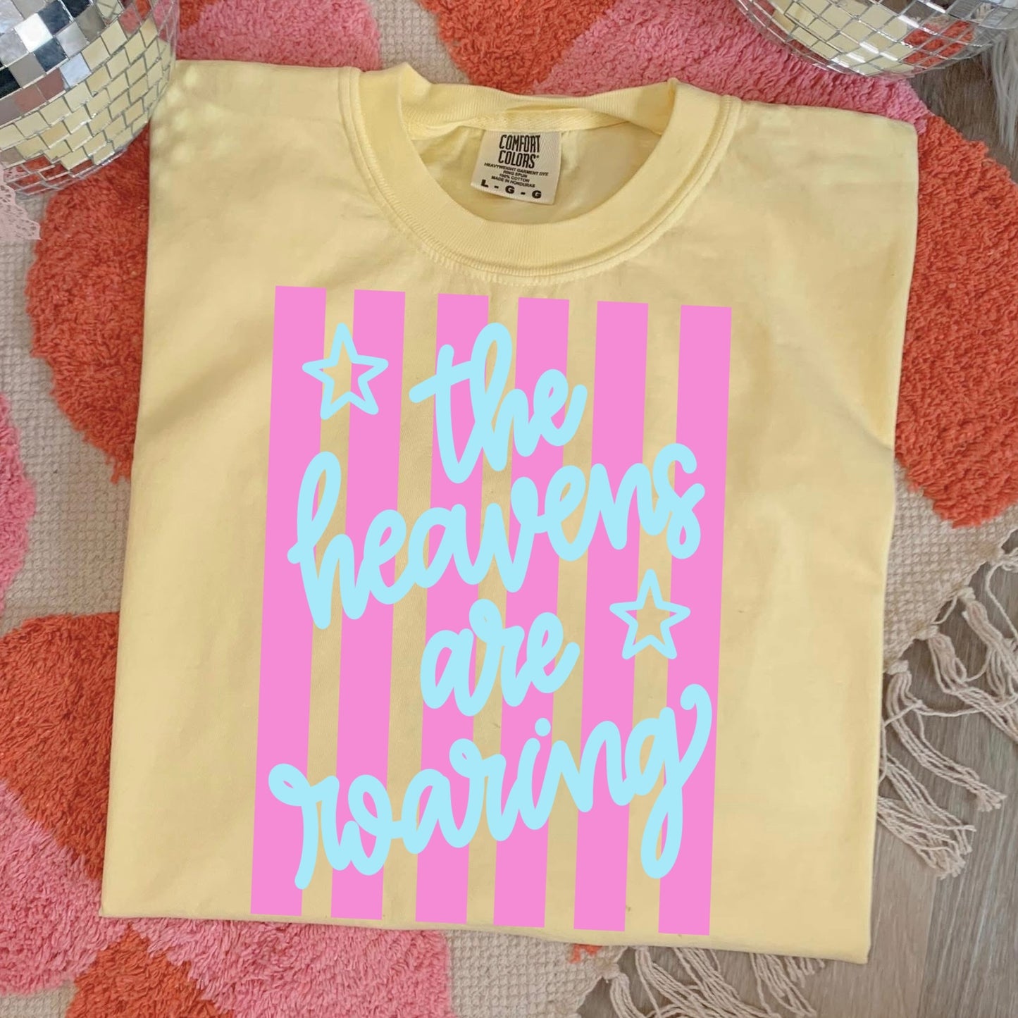 PRE-ORDER the heavens are roaring DTF 7-10 BUSINESS DAY TAT